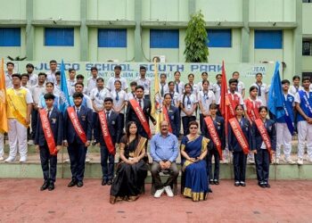 Jamshedpur school – जुस्को स्कूल साउथ पार्क में अलंकरण समारोह आयोजित, 55 विद्यार्थियों को मिली जिम्मेदारी Jamshedpur school – जुस्को स्कूल साउथ पार्क में अलंकरण समारोह आयोजित, 55 विद्यार्थियों को मिली जिम्मेदारी