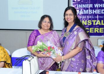 Jamshedpur inner wheel – इनर व्हील क्लब ऑफ जमशेदपुर इस्ट का 16वां इंस्टॉलेशन समारोह संपन्न, संचिता डे बनीं अध्यक्ष