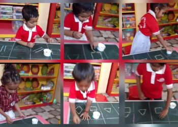 Jamshedpur jugsalai school – जुगसलाई डेजी गार्डेन स्कूल में बच्चों ने सिखा माचिस की तीलियों से आकृतियां बनाने के गुर Jamshedpur jugsalai school – जुगसलाई डेजी गार्डेन स्कूल में बच्चों ने सिखा माचिस की तीलियों से आकृतियां बनाने के गुर