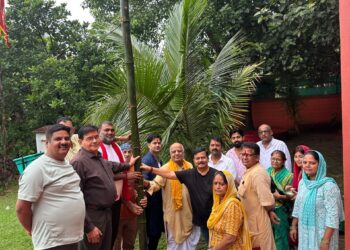 jamshedpur bhumi pujan- मानगो सहारा सिटी में दुर्गा पूजा पंडाल निर्माण का हुआ भूमि पूजन, लोगों ने बढ़- चढकर लिया हिस्सा jamshedpur bhumi pujan- मानगो सहारा सिटी में दुर्गा पूजा पंडाल निर्माण का हुआ भूमि पूजन, लोगों ने बढ़- चढकर लिया हिस्सा