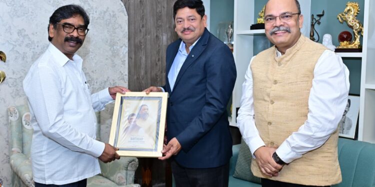 tata steel vp meets jharkhand cm : टाटा स्टील के वीपी कारपोरेट सर्विसेज डीबी सुंदर रामम मुख्यमंत्री हेमंत सोरेन से मिले, कई मुद्दों पर चर्चा tata steel vp meets jharkhand cm : टाटा स्टील के वीपी कारपोरेट सर्विसेज डीबी सुंदर रामम मुख्यमंत्री हेमंत सोरेन से मिले, कई मुद्दों पर चर्चा