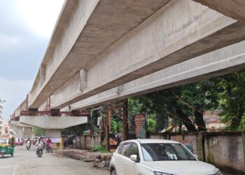 Jamshedpur labour died : मानगो के निर्माणाधीन फ्लाइओवर पर काम के दौरान हादसा, ऊंचाई से गिरकर बुजुर्ग मजदूर की मौत