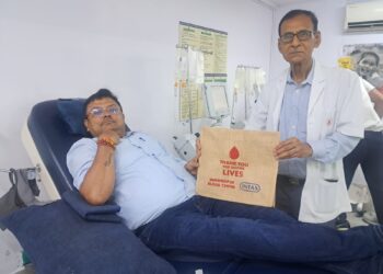 jamshedpur Red Cross: एसडीपी डोनर्स प्रभारी प्रभुनाथ सिंह ने 60वां व टाटा स्टील कर्मी अंकुश चौधरी ने 31वां एसडीपी डोनेट किया