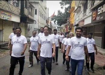 jharkhand lohardaga Walkathon-लोहरदगा में अखिल भारतीय मारवाड़ी युवा मंच का वॉकोथॉन 2.0′ का आयोजन, स्वास्थ्य और फिटनेस के प्रति देश भर में जागा उत्साह