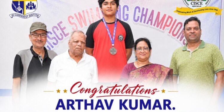 Jamshedpur proud – लोयोला स्कूल टेल्को के अर्थव ने तैराकी में जीते 2 सिल्वर मेडल, नेशनल चैंपियनशिप के लिए क्वालीफाइ