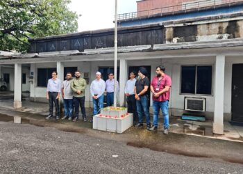 Tata Steel fme department-टाटा स्टील के एफएमई विभाग में स्वतंत्रता दिवस पर ध्वजारोहण, जेडीसी चेयरमैन ने फहराया तिरंगा