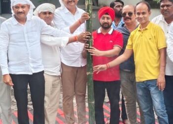 Jamshedpur bhumi pujan : राज क्लब साकची में गणेश पूजा पंडाल का हुआ भूमि पूजन, 1998 से हो रहा भव्य पंडाल का निर्माण Jamshedpur bhumi pujan : राज क्लब साकची में गणेश पूजा पंडाल का हुआ भूमि पूजन, 1998 से हो रहा भव्य पंडाल का निर्माण