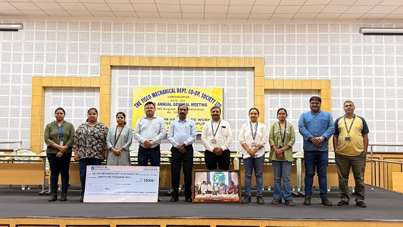 Tata steel tisco mechanical society : टिस्को मैकेनिकल सोसाइटी की 85वीं आमसभा में कई प्रस्तावों को मंजूरी, 12 फीसदी के लाभांश के साथ गिफ्ट वाउचर की घोषणा Tata steel tisco mechanical society : टिस्को मैकेनिकल सोसाइटी की 85वीं आमसभा में कई प्रस्तावों को मंजूरी, 12 फीसदी के लाभांश के साथ गिफ्ट वाउचर की घोषणा