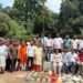 jamshedpur bhumi pujan-बारीडीह स्टूडेंट्स क्लब का भूमि पूजन संपन्न, दुर्गा पूजा की तैयारियों में जुटे समिति के सदस्य