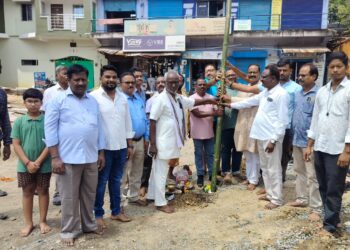 jamshedpur rural bhumi pujan- हाता में 3.50 लाख की लागत से बनेगा भव्य दुर्गा पूजा पंडाल, भूमि पूजन सम्पन्न