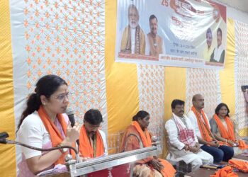 jamshedpur bjp workshop-पीएम नरेंद्र मोदी के 25 वर्षों की सेवा-यात्रा को जन-जन तक पहुंचाएगा भाजपा का ‘सेवा संकल्प अभियान, भाजपा जमशेदपुर महानगर की जिला स्तरीय कार्यशाला सम्पन्न, अभियान को बूथ स्तर तक पहुंचाने की तैयारी हुई तेज