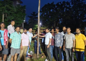 Jamshedpur durga puja : सोनारी सेंट्रल दुर्गा पूजा कमेटी का बनेगा भव्य पूजा पंडाल, हुआ भूमि पूजन Jamshedpur durga puja : सोनारी सेंट्रल दुर्गा पूजा कमेटी का बनेगा भव्य पूजा पंडाल, हुआ भूमि पूजन