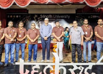 srinath university : श्रीनाथ विश्वविद्यालय में टेक रूट 4.0 का भव्य आगाज, 110 कॉलेजों और विश्वविद्यालयों के 1700 से अधिक प्रतिभागी ले रहे हिस्सा srinath university : श्रीनाथ विश्वविद्यालय में टेक रूट 4.0 का भव्य आगाज, 110 कॉलेजों और विश्वविद्यालयों के 1700 से अधिक प्रतिभागी ले रहे हिस्सा