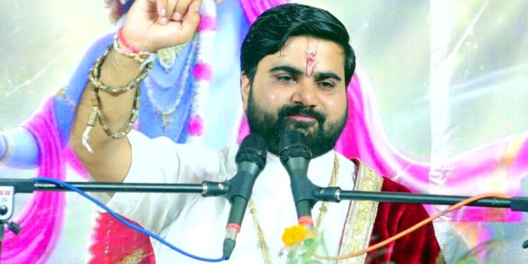 jamshedpur Bhagwat Katha-बिष्टुपुर में कृष्ण और सुदामा की महिमा का गुणगान के साथ भागवत कथा ने लिया विश्राम,हिमांशु महाराज ने मनुष्य के जीवन में मित्रता की अहम भूमिका का दिया संदेश