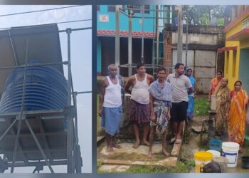 jamshedpur rural- बहरागोड़ा के कुलियंक गांव में दो सोलर सिस्टम पानी टंकी खराब, लोगों का सहारा बना चापाकल