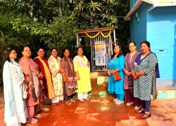 Jharkhand kshatriya mahila sangh initiative: क्षत्रिय महिला संघ की सोनारी इकाई ने जोगर्स पार्क में उपलब्ध कराया वाटर कूलर, लोगों को होगी सहूलियत